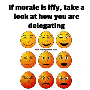 Delegation and Morale