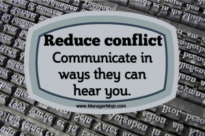 Reduce Conflict