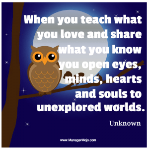 Teach What You Love