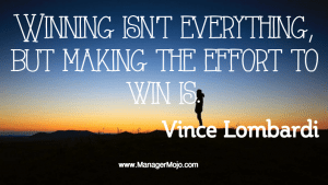 Winning Isn't Everything