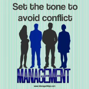 Set the Tone to Avoid Conflict