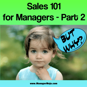 Sales 101 for Managers - Part 2