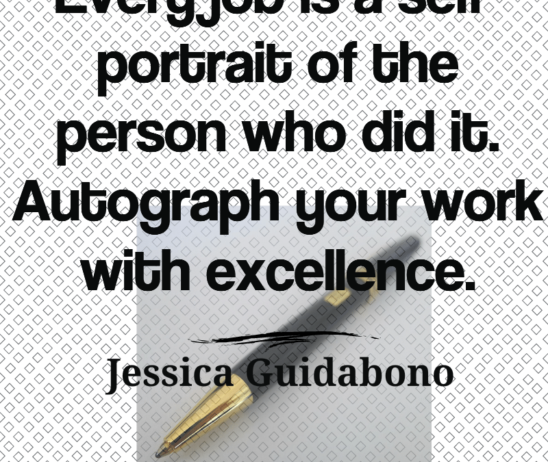 Autograph Your Work with Excellence