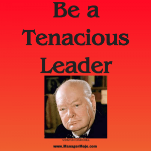 Be a Tenacious Leader – a frank conversation of the desperate need for tenacious, persistent leaders